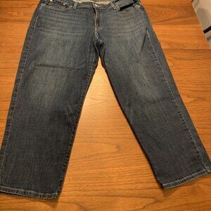 Levi Strauss Co Jeans Boyfriend 18 W Cropped